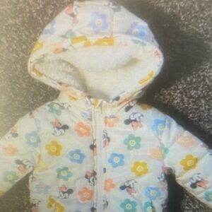 Floral Hooded Baby Jacket